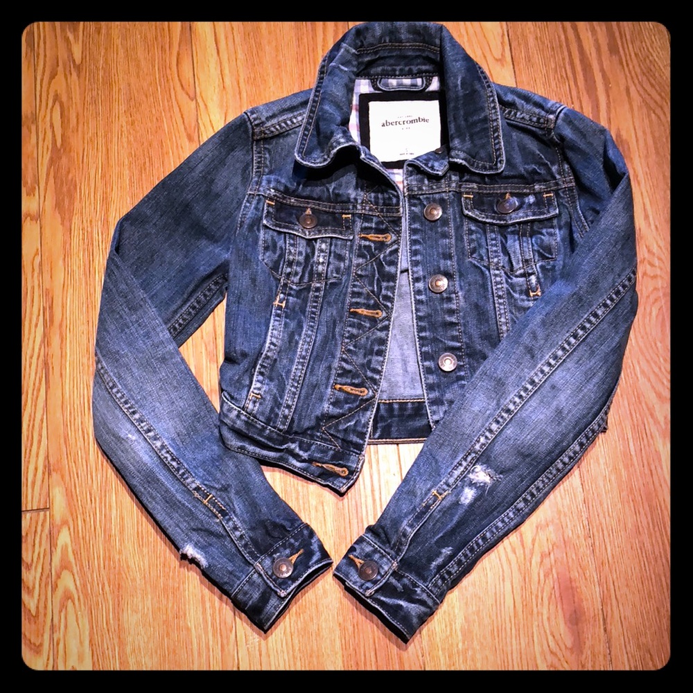 Abercrombie Kids Denim Jacket Size Small